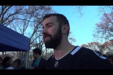 New York Islanders Nick Leddy from the City Park Street Clinic on 11/17