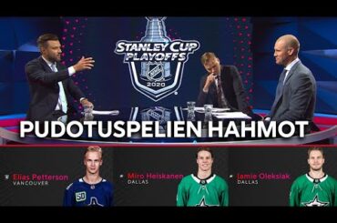NHL:n pudotuspelien hahmot: Pettersson, Heiskanen ja... Zach Bogosian sekä Jamie Oleksiak?