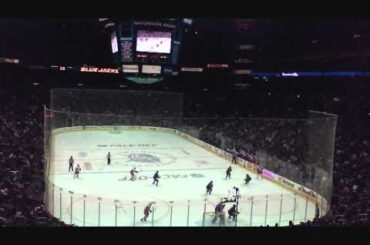 John Moore's First NHL Goal Blue Jackets vs Red Wings 10/25/11