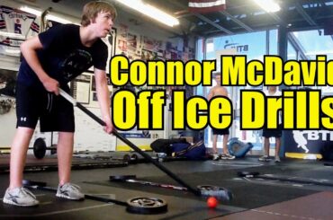 How Connor McDavid Trains - Stickhandling Drills