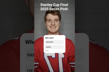 Oilers vs Panthers: My 2025 Stanley Cup Final Pick! #shorts