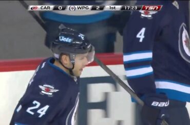 Adam Lowry First NHL Goal - Oct 21st 2014