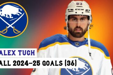 Alex Tuch (#89) All 36 Goals of the 2024-25 NHL Season