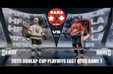 NAHA 2025 Dunlap Cup Playoffs East QF G7 - Halifax Stampeders @ Florida Rockets (Series tied 3-3)