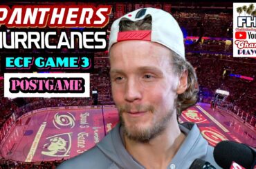 JESPER BOQVIST: Florida Panthers a Win Away from Stanley Cup Final, Rout Hurricanes in G3