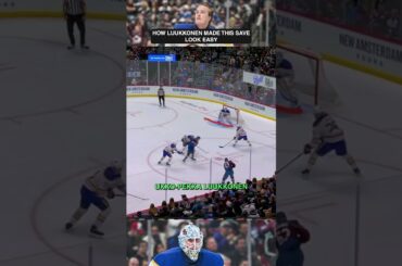 How Luukkonen made this save look easy