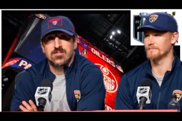 Brad Marchand/Gus Forsling: Florida Panthers Morning Skate, Game 1 Stanley Cup Final @ Edmonton