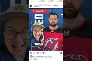 Tomas Tatar is Leaving the NHL and is going back to Europe!