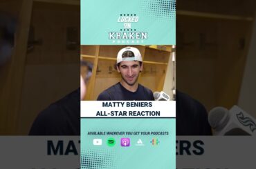 Seattle Kraken rookie Matty Beniers burps while answering question about NHL All-Star Game #shorts