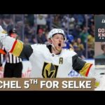 Vegas Golden Knights center Jack Eichel finished fifth in Selke voting, Marner finished seventh