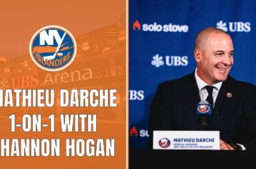 Shannon Hogan 1-on-1 with Isles new GM Mathieu Darche | New York Islanders