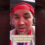 Arizona Coyotes select Daniil But with the 12th overall pick