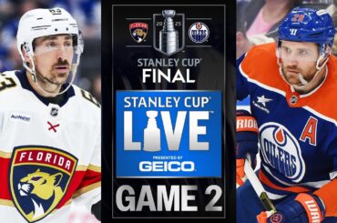 2025 Stanley Cup Final Live Game 2: Florida Panthers vs Edmonton Oilers