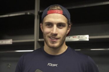 Alexander Wennberg is feeling good after scoring on the power play