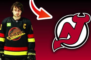 Vancouver Canucks TRADING Quinn Hughes To The New Jersey Devils? | NHL Trade Rumors