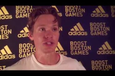 Drew Hunter after the biggest win of his professional career at 2018 adidas Boost Boston