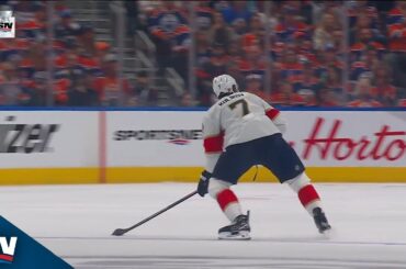 Panthers' Dmitry Kulikov Wires One Through Traffic To Beat Oilers' Stuart Skinner