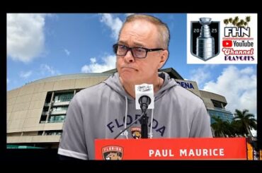 Paul Maurice: Florida Panthers Home, Prep for Game 3 of Stanley Cup Final v Oilers