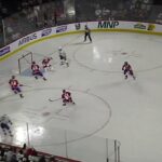 Laval Rocket's Cayden Primeau & Xavier Simoneau keep the puck out in wild scramble vs. Rochester