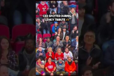 Ced spotted during Lehkonen tribute on Sportsnet 🫶
