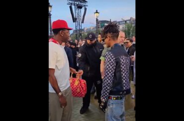 Jaden Smith and Tyler the creator Louis Vuitton fashion show