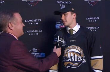 Interview – #7 Pick Antoine Provencher (Charlottetown Islanders) – QMJHL Draft 2025