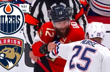 Edmonton Oilers vs Florida Panthers Game Three w/Superbman