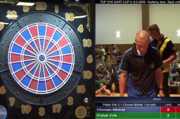Finale Hl.Sutaz Muzi 501DO / Poliak Erik - Chovan Michal /  TOP SVK DART CUP 6.-8.6.2025