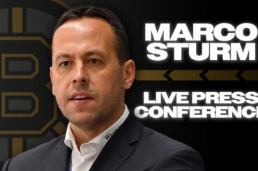 Boston Bruins Introduce Marco Sturm As Head Coach | Live Press Conference