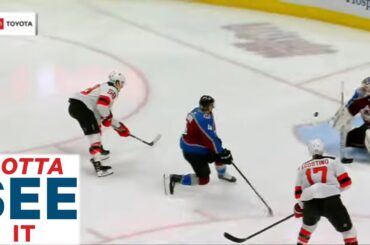 GOTTA SEE IT: Philipp Grubauer Baffles Devils With Remarkable Blocker Save