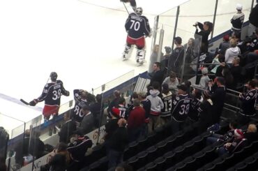 Columbus Blue Jackets Joonas Korpisalo NHL Debut