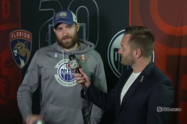 Draisaitl spricht über seinen Doppelpack 🎤 Leon Draisaitl one-on-one interview after Game 1