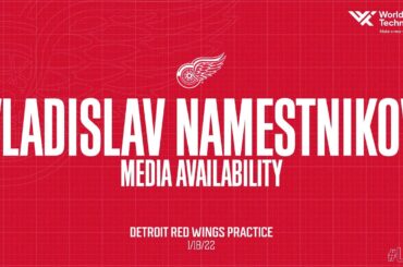 Vladislav Namestnikov | Detroit Red Wings Practice | 1/18/22