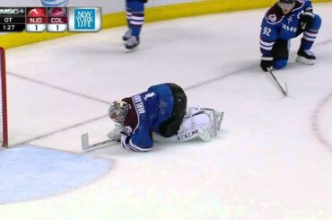 Gotta See It: Varlamov flashes glove, robs Devils in OT