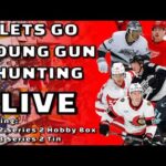 NHL Young Gun Hunting, Upper Deck 21-22 Series 2 Hobby Box & 22-23 Series 2 Tin Opening, Livestream