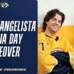 Luke Evangelista Has "Documentary Crew" Follow Him During Media Day