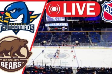 🔴 Springfield Thunderbirds vs Hershey Bears / Watch Live Radio , Score , Gamecast AHL 2025