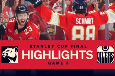 Panthers vs Oilers | Game 3 Highlights | 6.9.25