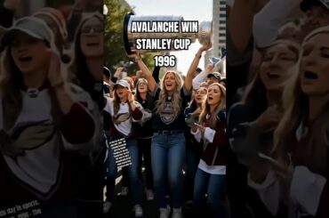 Colorado wins Stanley Cup 1st year. 6-10-1996 #nhlhistory #sportshistory  #stanleycupchampion