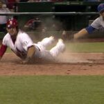 NYM@STL: Wigginton's baserunning gives Cards the lead