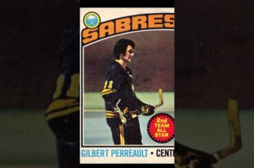 Gilbert Perreault Buffalo Sabres 1976-77 O-Pee-Chee 180 NHL Hockey Card #sabres #hockeycards