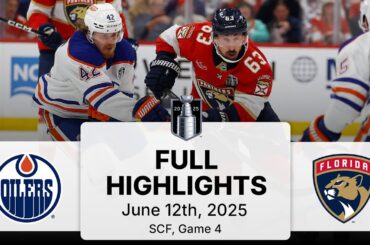 NHL Playoff Highlights | Oilers vs. Panthers | SCF Gm 4 | June 12, 2025