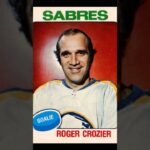 Roger Crozier Buffalo Sabres 1975-76 O-Pee-Chee 350 NHL Hockey Card #sabres #hockeycards