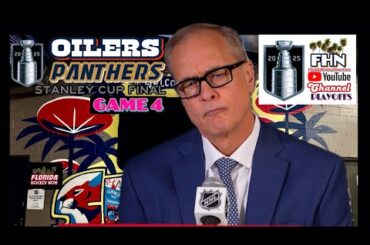 PAUL MAURICE, Game 4 Stanley Cup Final: Edmonton Beats Florida Panthers in OT, Series Tied