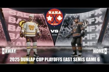 NAHA 2025 Dunlap Cup Playoffs East SF G6 - Baltimore Bulldogs @ Halifax Stampeders (HFX leads 3-2)
