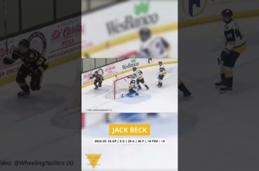 2024-25 Wheeling Nailers Season Review: Jack Beck