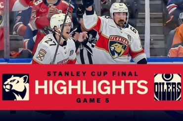 Panthers at Oilers | Game 5 Highlights | 6.14.25