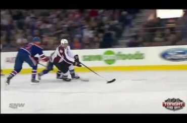 Erik Johnson goal vs Edmonton Oilers