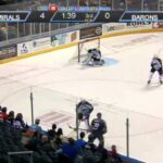 Hellberg Stretches Out To Make A Save