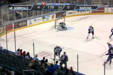 Hellberg Stretches Out To Make A Save